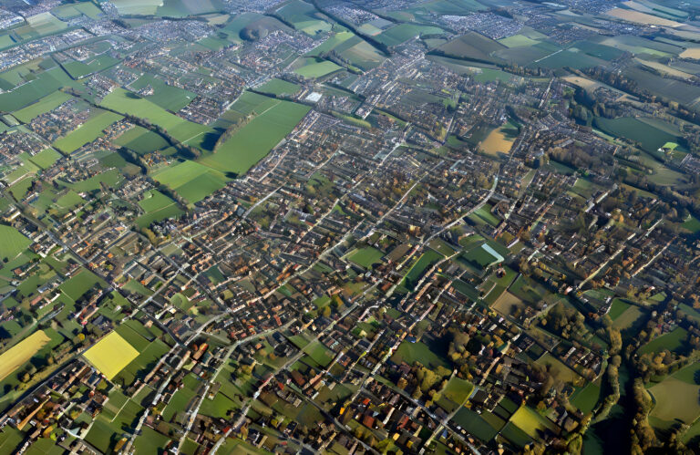 Luftaufnahme Immobilienbestand - Bestandsimmobilien