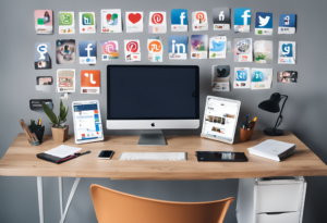 Makler-Marketing Social Media Wand