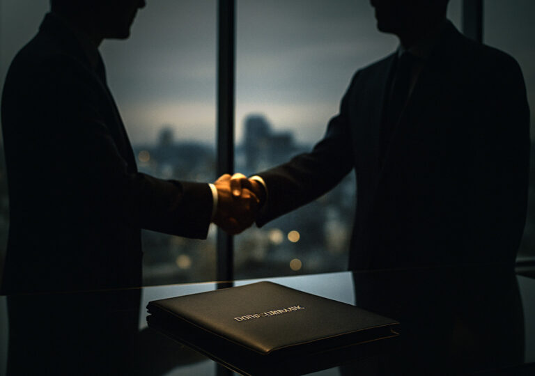 Immobilie Off-Market Direktverkauf Deal (Handschlag) Symbolfoto